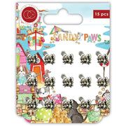 Little Crab Metal Charms. 15pc CRAFT CONSORTIUM